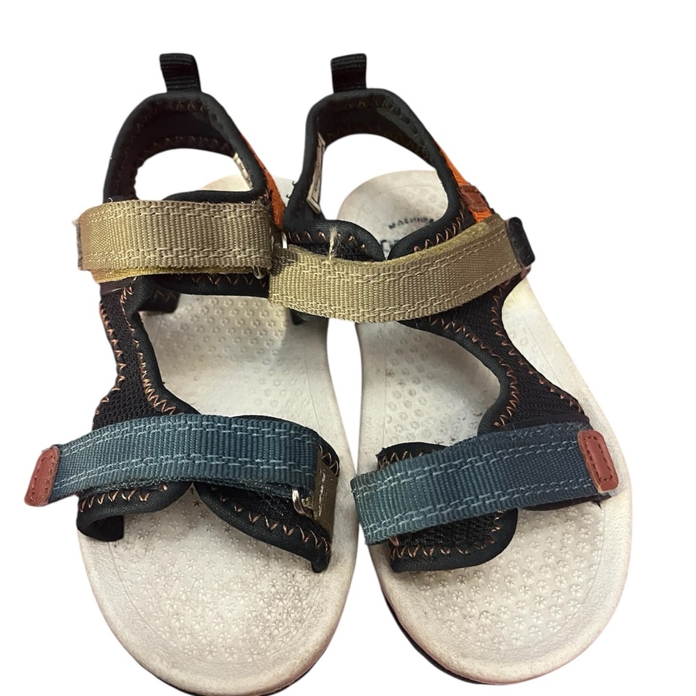 OshKosh B'gosh Kids' Sandals with Blue, Gold, and Black Straps